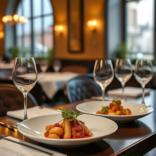 Photographie culinaire de plats gastronomiques dans un restaurant étoilé à Lyon.