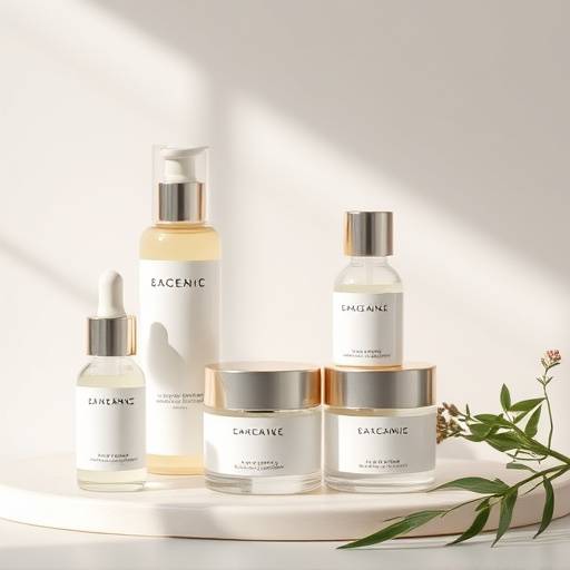 Photographie de produit pour une nouvelle gamme de produits cosmétiques bio.